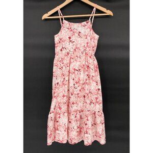 NWT Hayden Girls Floral Midi Dress Girls M Pink Easter Peasant Summer Cottage